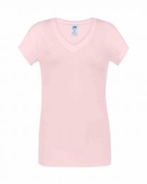 Damski t-shirt V-neck JHK TSRL CMFP-Pink