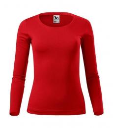 Koszulka damska z długim rękawem MALFINI Fit-T LS 169-czerwony