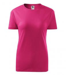 Klasyczna koszulka damska MALFINI Classic New 133-czerwień purpurowa