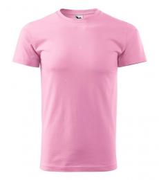 Męska koszulka t-shirt MALFINI Basic 129-różowy
