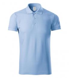 Męska koszulka polo PICCOLIO Joy P21-błękitny