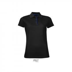Damska techniczna koszulka polo SOL'S PERFORMER WOMEN-Black