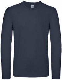 B&C Men´s T-Shirt #E150 Long Sleeve– Navy