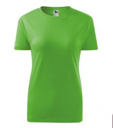 Klasyczna koszulka damska MALFINI Classic New 133-green apple
