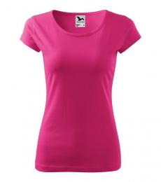 Koszulka damska MALFINI Pure 122-czerwień purpurowa