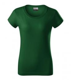 Damski t-shirt RIMECK Resist R02-zieleń butelkowa