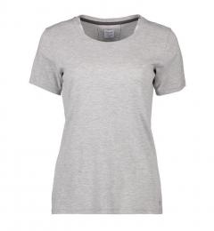 Damski t-shirt premium SEVEN SEAS O neck S630-Light grey melange