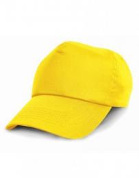 RESULT HEADWEAR RH05J Junior Cotton Cap-Yellow