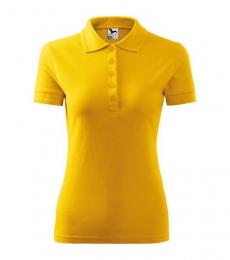 Koszulka damska MALFINI Pique Polo 210-żółty