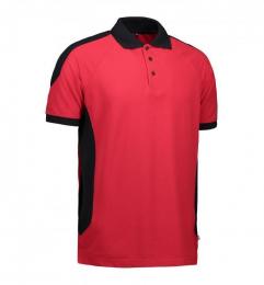 Koszulka polo unisex PRO WEAR kontrast 0322-Red