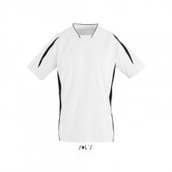 Męska koszulka sportowa SOL'S MARACANA 2 SSL-White / Black