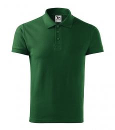 Męska koszulka polo MALFINI Cotton 212-zieleń butelkowa