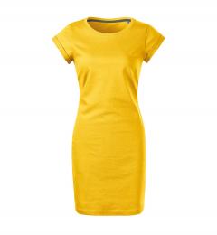 Damska sukienka reklamowa MALFINI Freedom 178-żółty