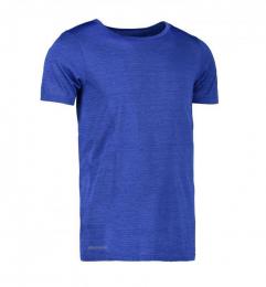 Męski t-shirt bezszwowy GEYSER G21020-Royal blue melange