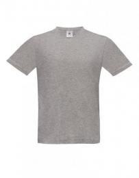 B&C T-Shirt Exact V-Neck– Sport Grey (Heather)