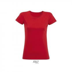 Damska koszulka z bio bawełny SOL'S MILO WOMEN-Red