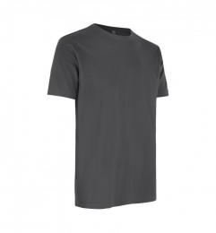 T-shirt męski ze stretchem ID 0594-Silver grey