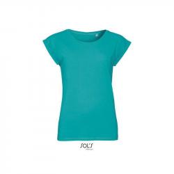 Klasyczna koszulka damska SOL'S MELBA-Caribbean blue