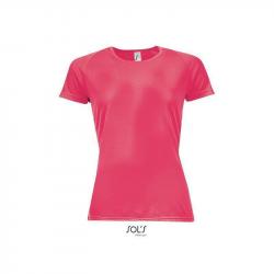 Damski t-shirt sportowy SOL'S SPORTY WOMEN-Neon coral