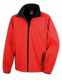 RESULT CORE RT231 Printable Soft Shell Jacket-Red/Black