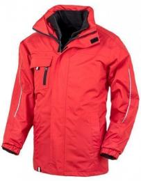 RESULT CORE RT236 3-in-1 Transit Jacket With Printable Softshell Inner-Red