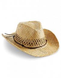 BEECHFIELD B735 Straw Cowboy Hat-Natural