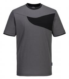 Wzmacniana koszulka robocza PORTWEST PW2 PW211-Zoom Grey/Black