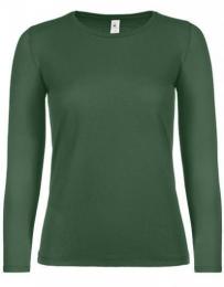 B&C Women´s T-Shirt #E150 Long Sleeve– Bottle Green