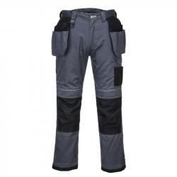 Spodnie robocze monterskie z kieszeniami kaburowymi PORTWEST PW3 PW305-Zoom Grey/Black