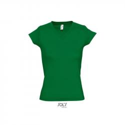 Damska koszulka V-neck SOL'S MOON-Kelly green