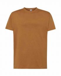 Męski t-shirt klasyczny JHK TSRA 150-Brown