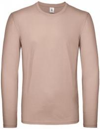 B&C Men´s T-Shirt #E150 Long Sleeve– Millennial Pink