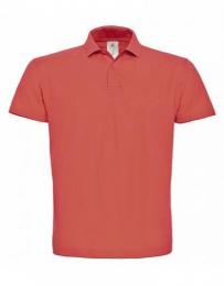 B&C Unisex Polo ID.001– Pixel Coral