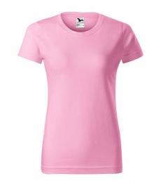 Damski t-shirt koszulka MALFINI Basic 134-różowy