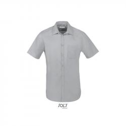 Męska koszula z krótkim rękawem SOL'S BRISTOL FIT-Pearl grey
