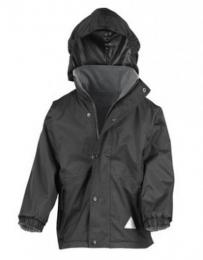 RESULT RT160Y Youth Reversible Stormdri 4000 Fleece Jacket-Black/Grey