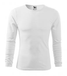 Męski t-shirt z długim rękawem MALFINI Fit-T LS 119-biały