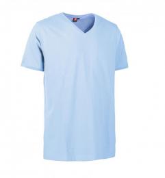 T-shirt męski PRO WEAR Care V-neck 0372-Light blue