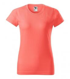 Damski t-shirt koszulka MALFINI Basic 134-coral