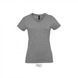 Damska koszulka V-neck SOL'S IMPERIAL V WOMEN-Grey melange