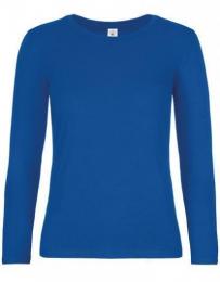B&C Women´s T-Shirt #E190 Long Sleeve– Royal Blue