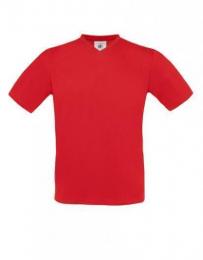 B&C T-Shirt Exact V-Neck– Red