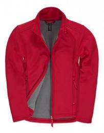 B&C Women´s Jacket Softshell ID.701– Red/Warm Grey