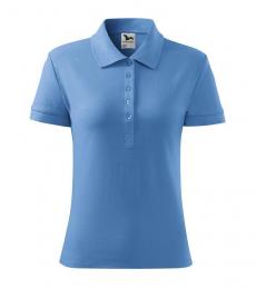 Damska koszulka polo Cotton 213-błękitny