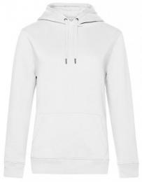 B&C QUEEN Hooded Sweat_°– White