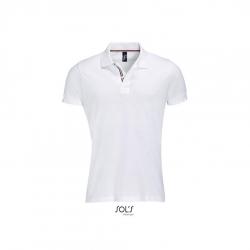 Męska koszulka polo premium SOL'S PATRIOT-White / Red