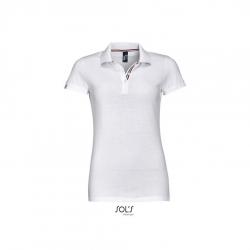 Damska koszulka polo premium SOL'S PATRIOT WOMEN-White / Red