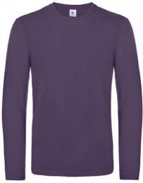 B&C Men´s T-Shirt #E190 Long Sleeve– Urban Purple