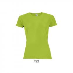Damski t-shirt sportowy SOL'S SPORTY WOMEN-Apple green