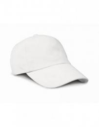 RESULT HEADWEAR RH24 Low Profile Heavy Brushed Cotton Cap-White